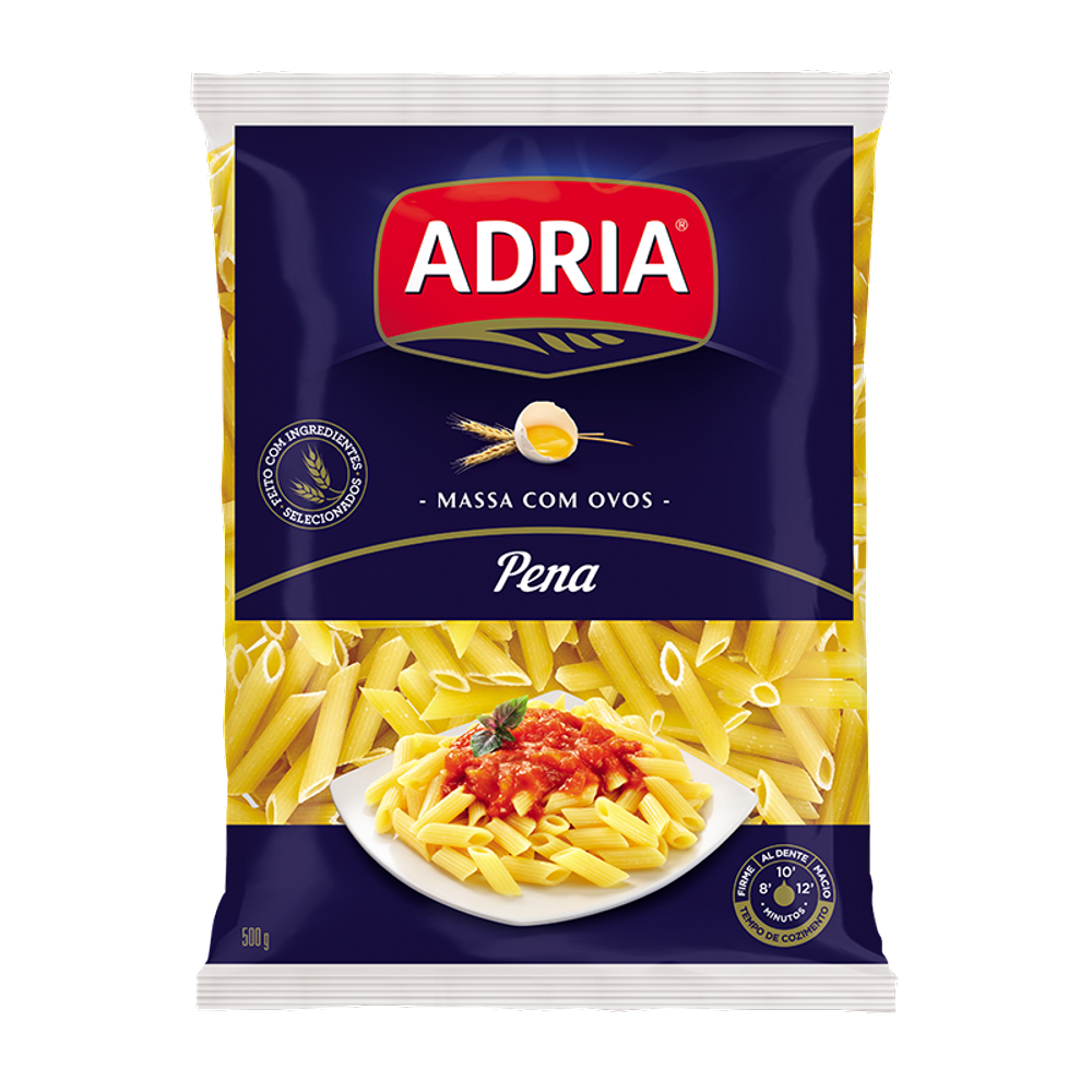 Adria Massa com Ovos Pena 500g