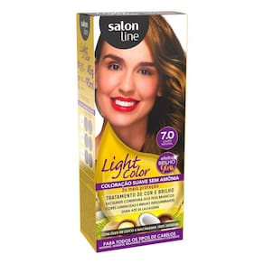 Tintura Light Color 7 0 Louro Natural Salon Line