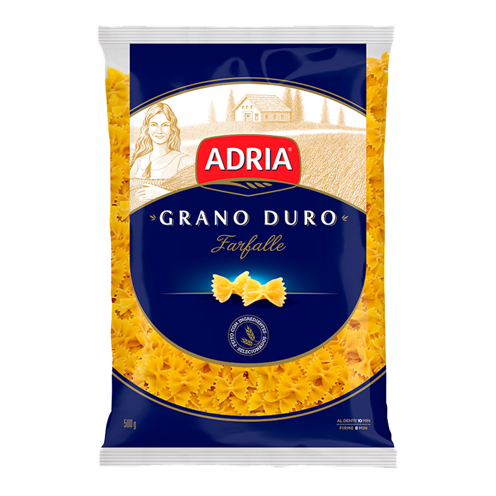 Massa para Macarrão Adria Grano Duro Farfalle - 500G