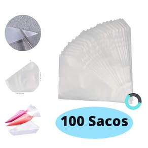 Saco De Confeiteiro Descartável Manga 31cm 100 Unidade
