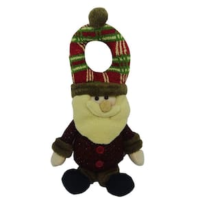 Enfeite De Porta Papai Noel Xadrez 38Cm - Niazitex