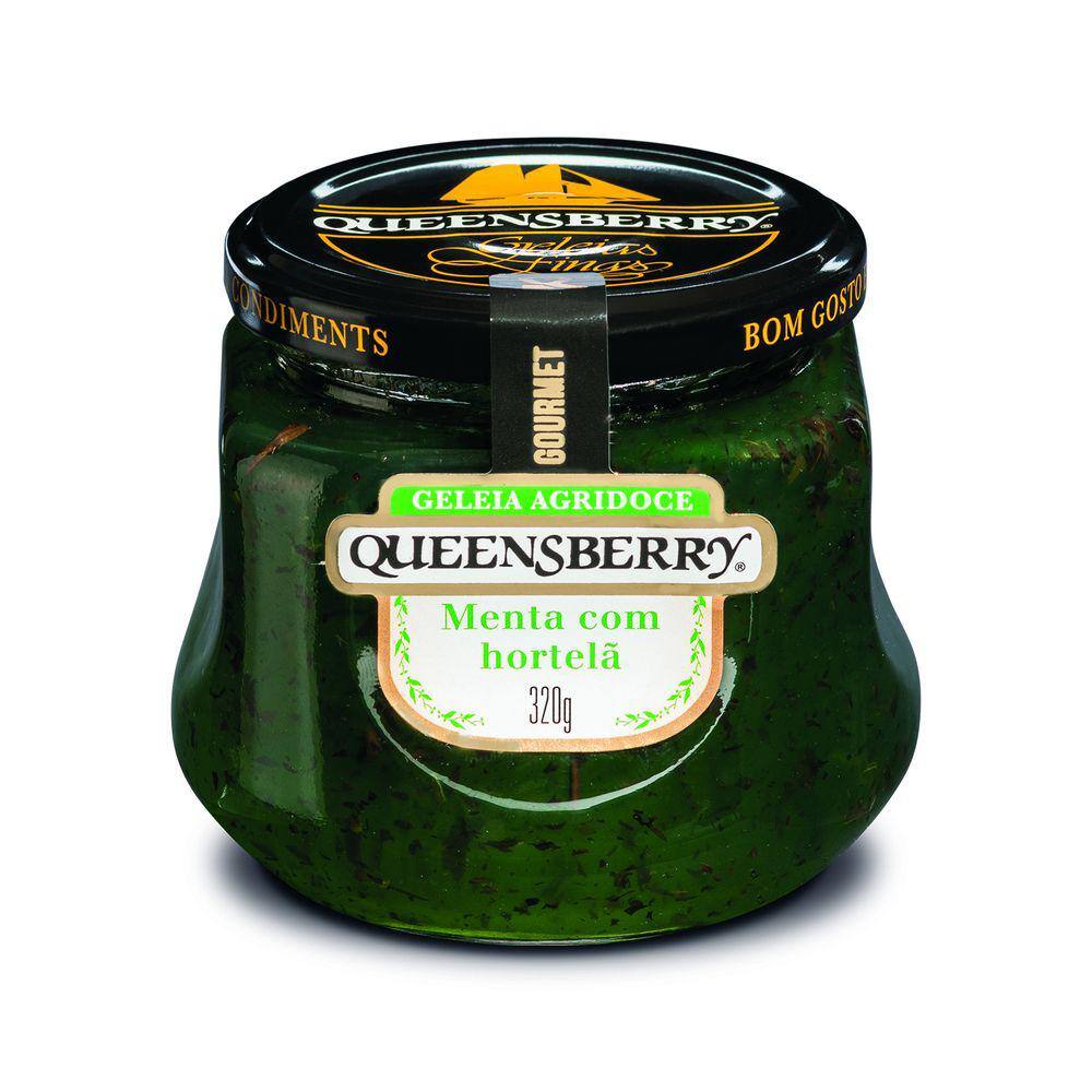 Qb Geleia Gourmet Menta C/ Hortelã 320G