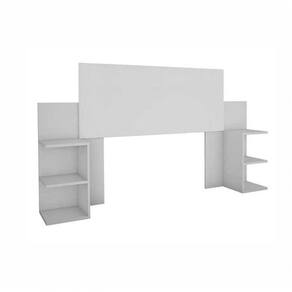 Cabeceira Palma Casal Extensível Branco