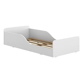 Cama Infantil Montessoriana P/ Colchão 70 X 150 Cm 100% Mdf Multimóveis Branca