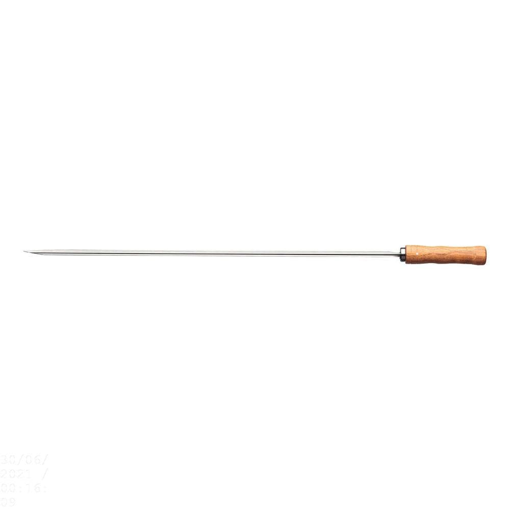 Espeto para Churrasco Tramontina com Lâmina em Aço Inox e Cabo de Madeira 95 cm Tramontina