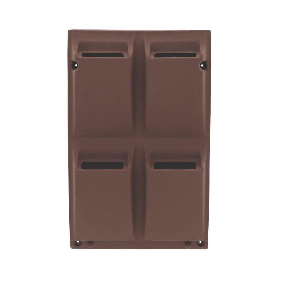 Floreira de Parede Tramontina Malaia em Polietileno Marrom Tramontina