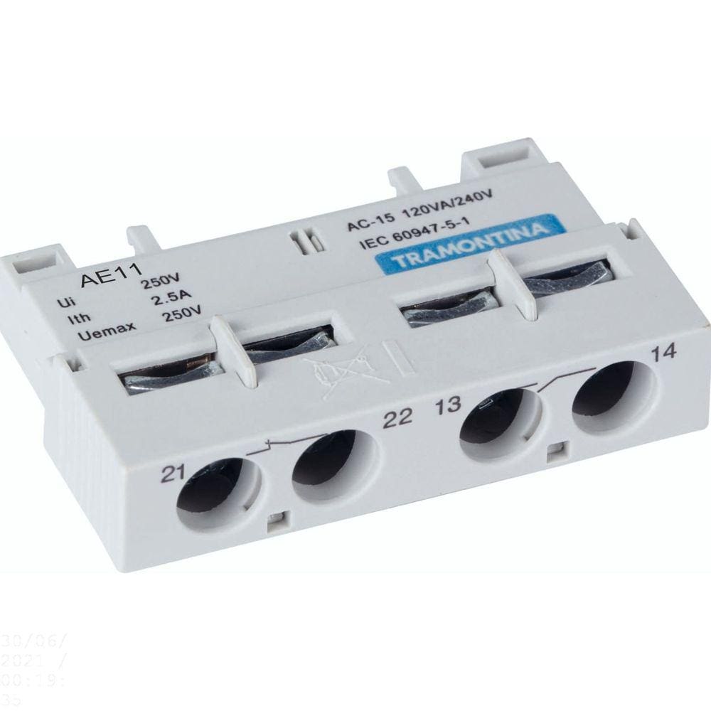 Contator Frontal Tramontina AE11 para Disjuntor Motor TRS2 Tramontina