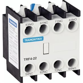 Contato Auxiliar Frontal para Contato Tramontina TRF4-22 2NA+2NF Tramontina