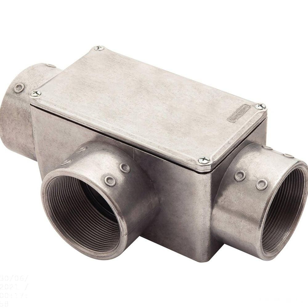 Condulete fixo 3" tipo "T" - com tampa / rosca BSP / sem pintura Tramontina