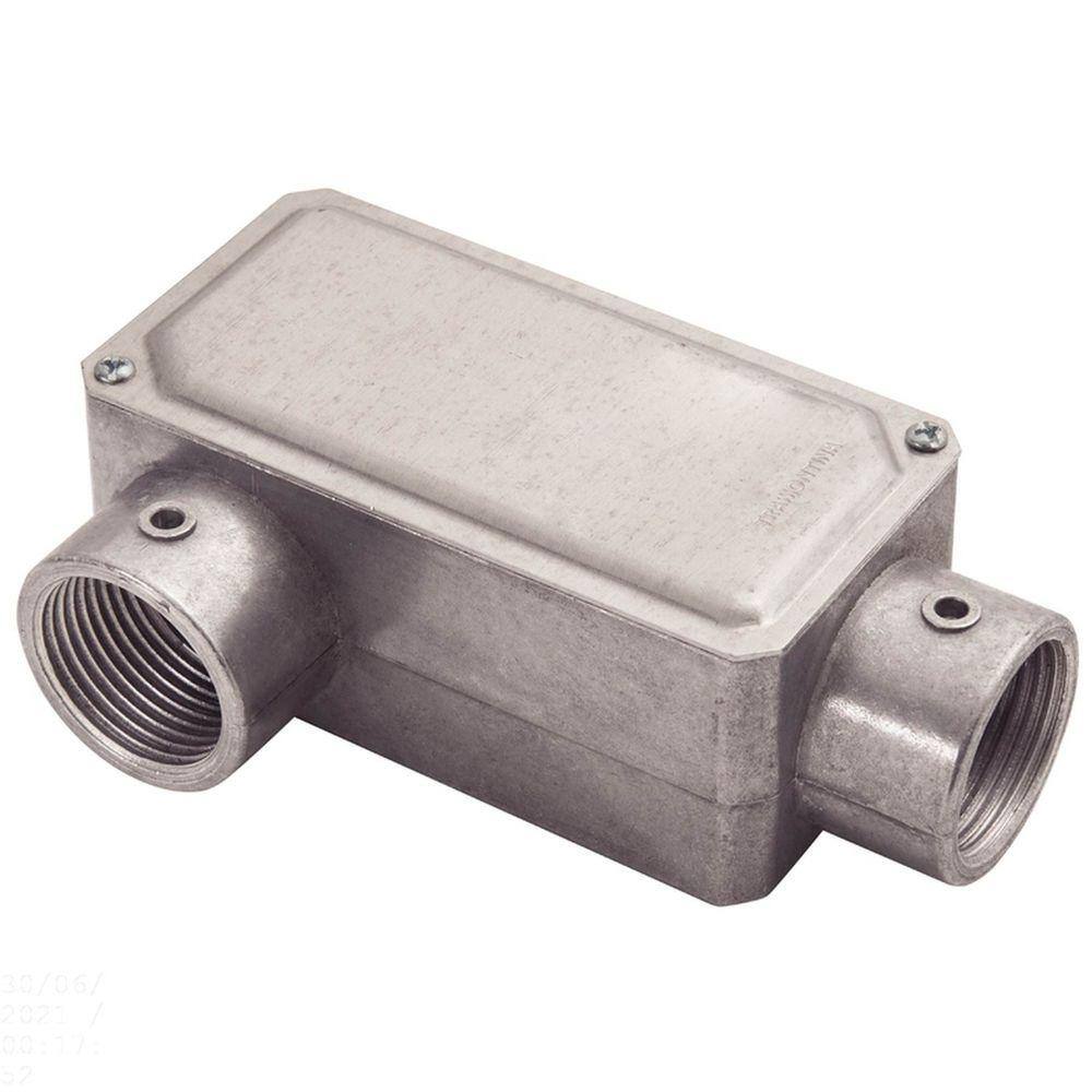 Condulete fixo 1" tipo "LR" - com tampa / rosca BSP / sem pintura Tramontina