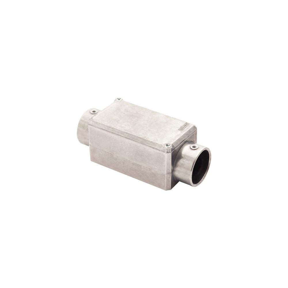 Condulete fixo 1.1/2" tipo "C" - com tampa / sem rosca / sem pintura Tramontina
