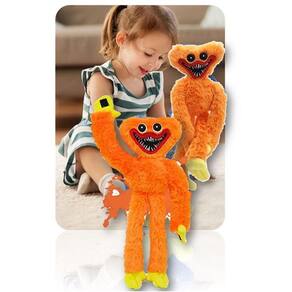 Poppy Playtime Jogo Boneco Pelúcia Huggy Wuggy Azul Escuro em