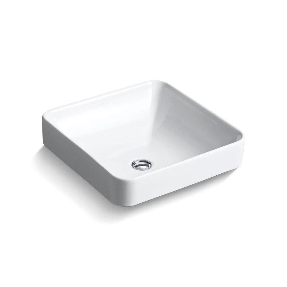 Vox Cuba Apoio Lavatório Quadrada Branca 413X413Mm - Kohler