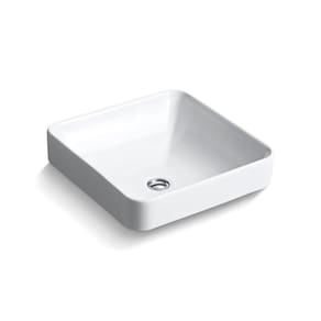 Vox Cuba Apoio Lavatório Quadrada Branca 413X413Mm - Kohler