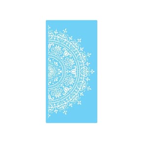 Stencil De Parede Tamako Mandala - 55 X 110Cm - Ref 646
