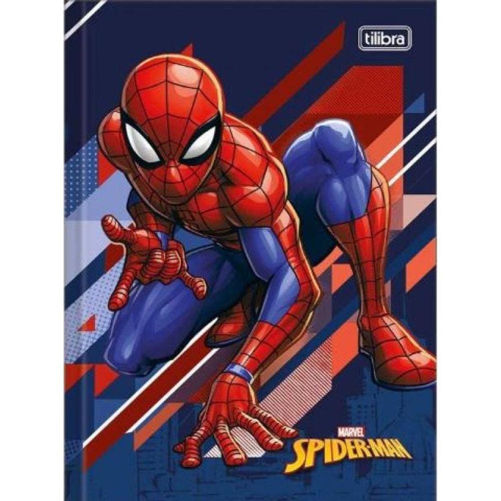 Caderno 1/4 80 Folhas Brochura Spider Man - 308951