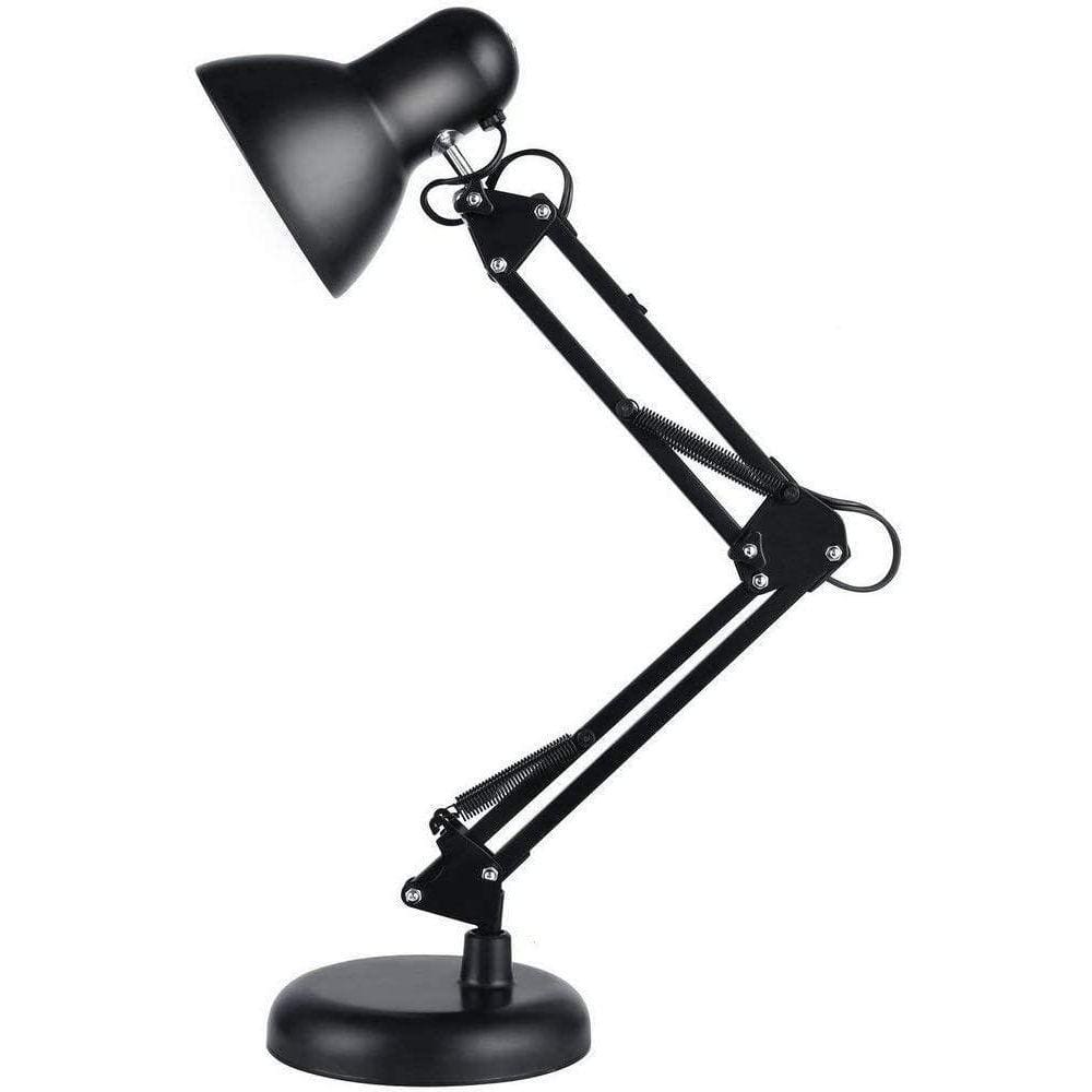 Luminaria Pixar Preta Articulada De Mesa