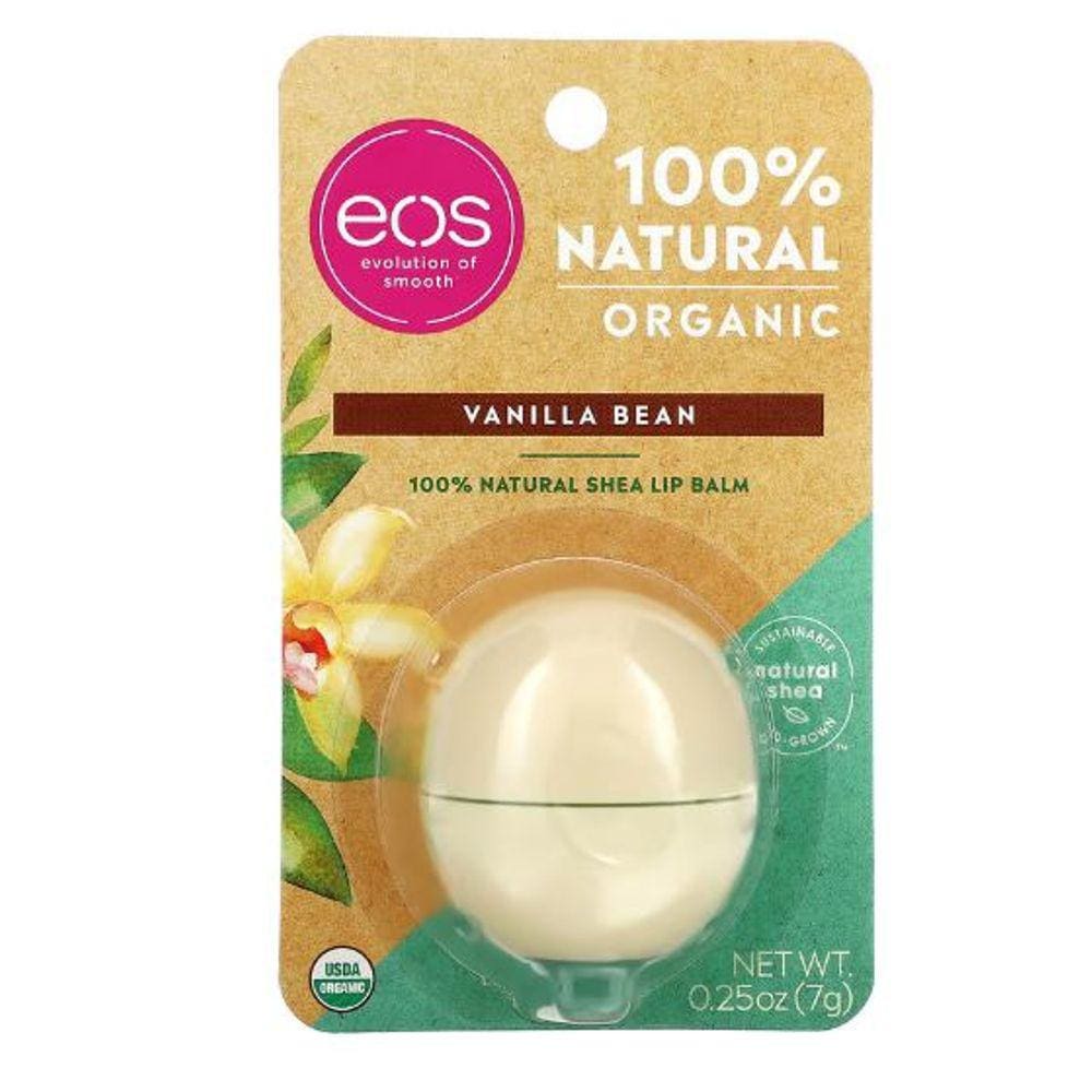 Protetor Labial EOS Bálsamo Labial de Karité 100% Natural Orgânico com 7g - EOS