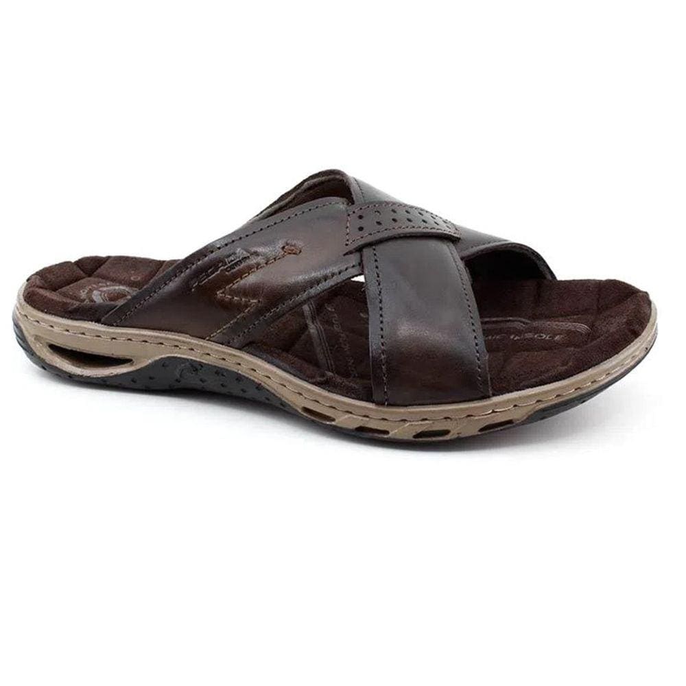 Chinelo masculino couro Pegada