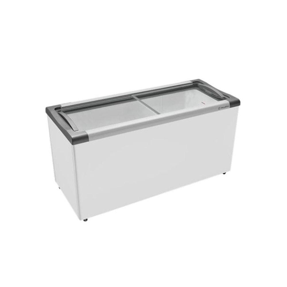 Freezer Horizontal Tampa de Vidro 563Litros NF55 220V Metalfrio