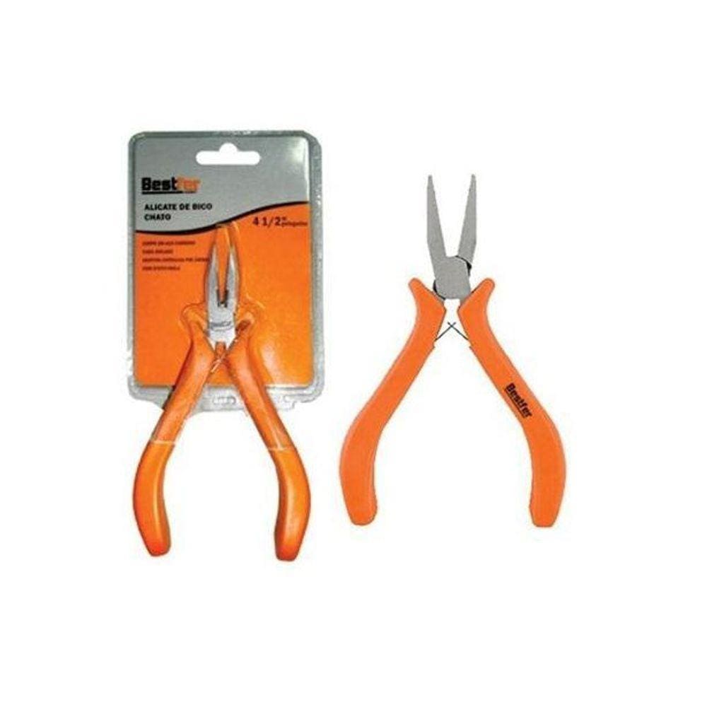 Alicate De Bico Chato 4,5” Bestfer
