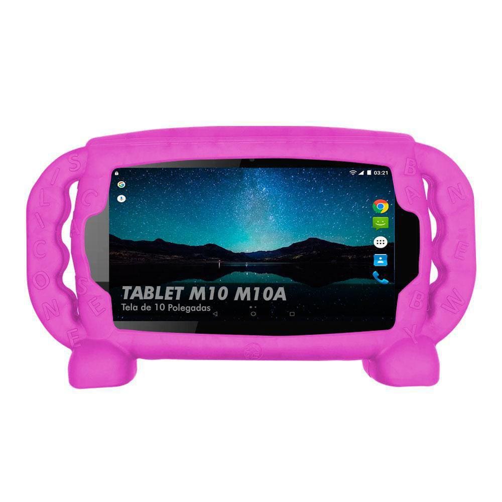 Tablet Infantil Multilaser NB380 Laranja Kid Pad Capa de Silicone 32GB Para  Criança  Netflix - Tablet Infantil - Magazine Luiza