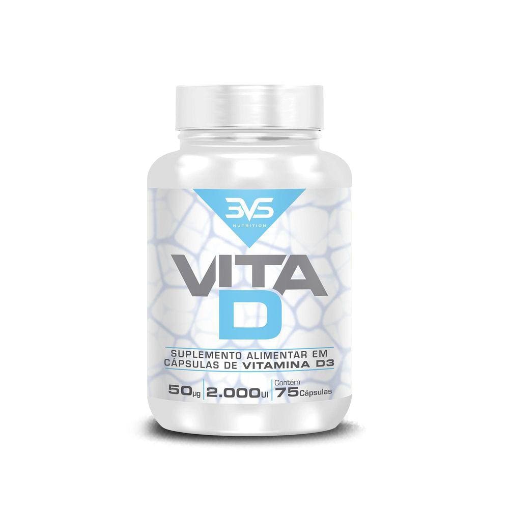 Vitamina D 75 Cápsulas 3Vs Nutrition