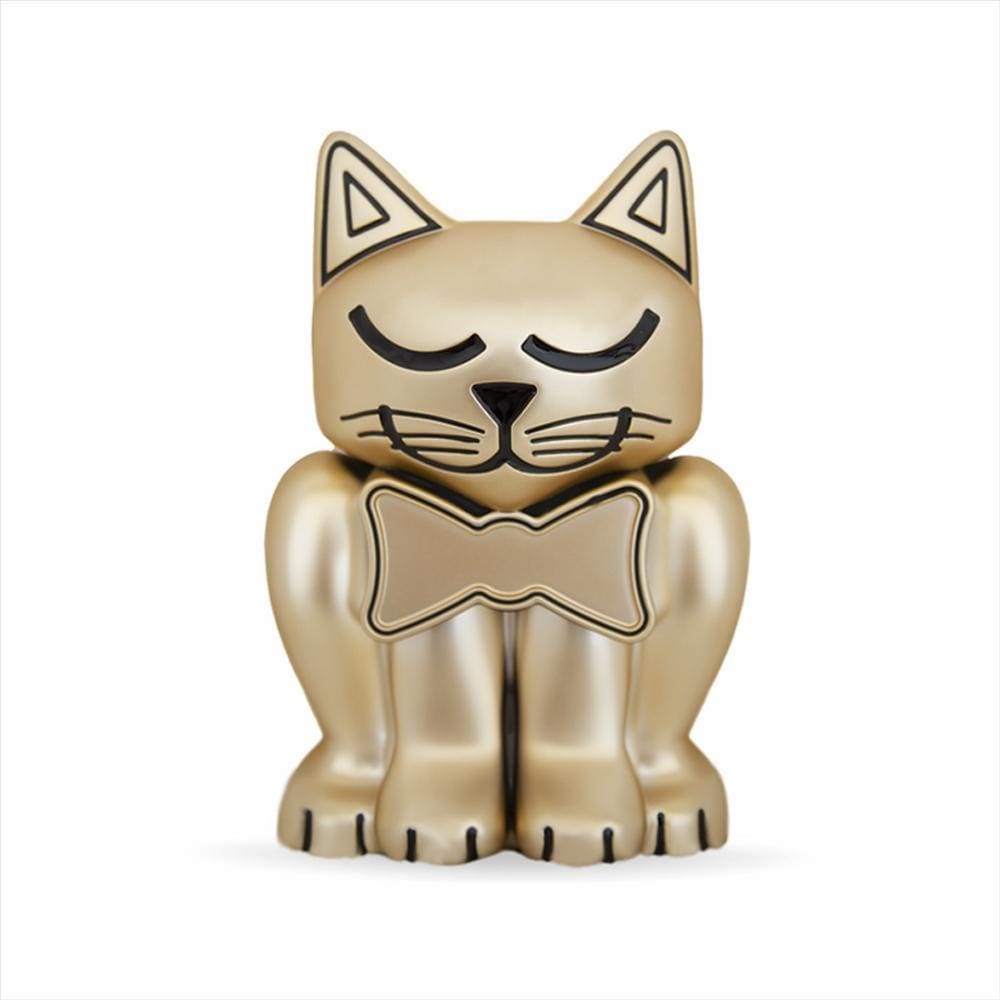 Relicário Porta Lembranças Ouro Fosco Gatinho Pet Memory