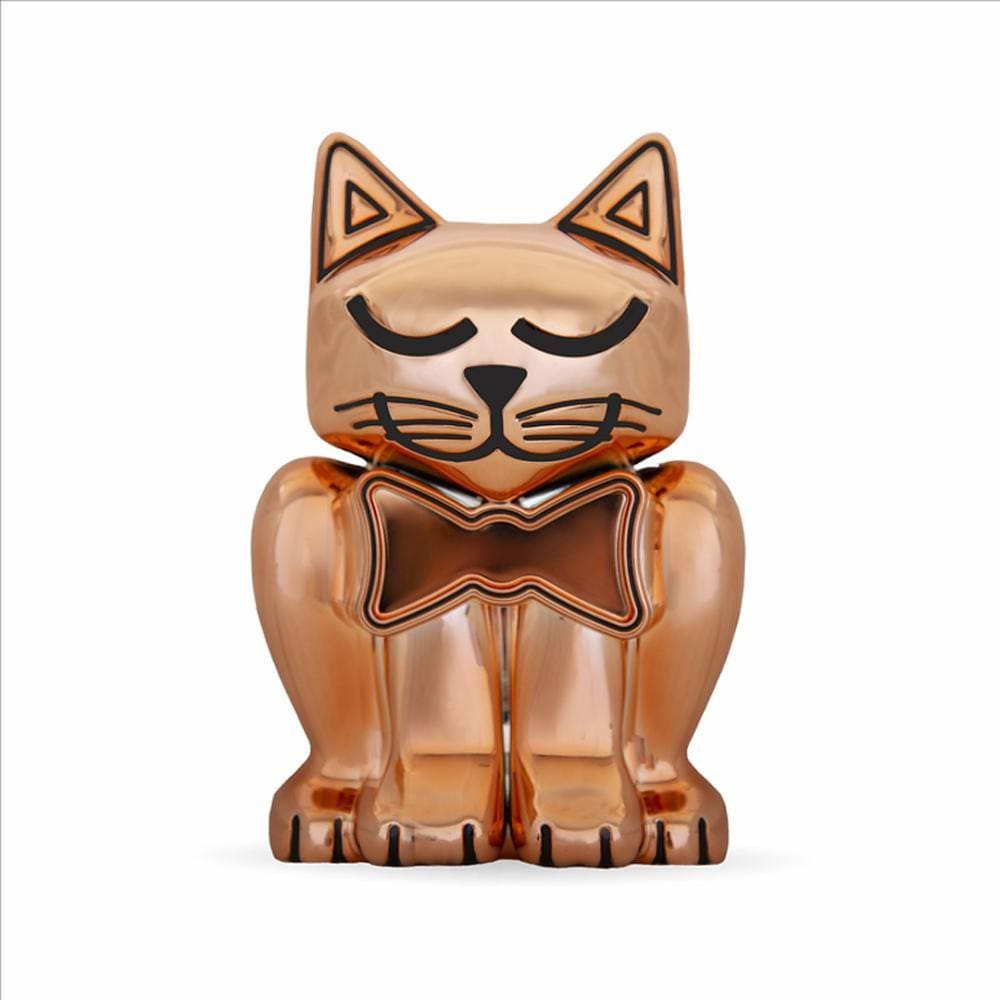 Relicário Porta Lembranças Rose Gold Gatinho Pet Memory