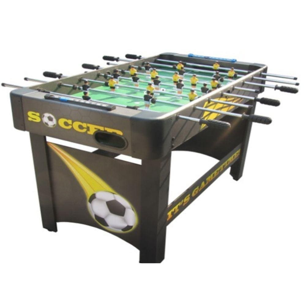 Mesa de Pebolim Soccer Preta e Amarela Ahead Sports