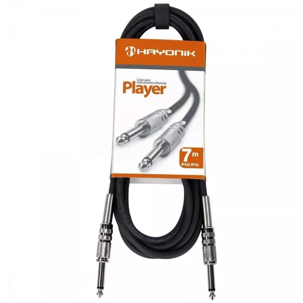 Cabo Para Instrumentos P10 X P10 7M Player Preto