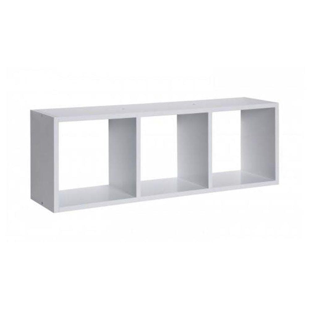 Nicho Triplo Branco 80X28X20Cm - Prat-K