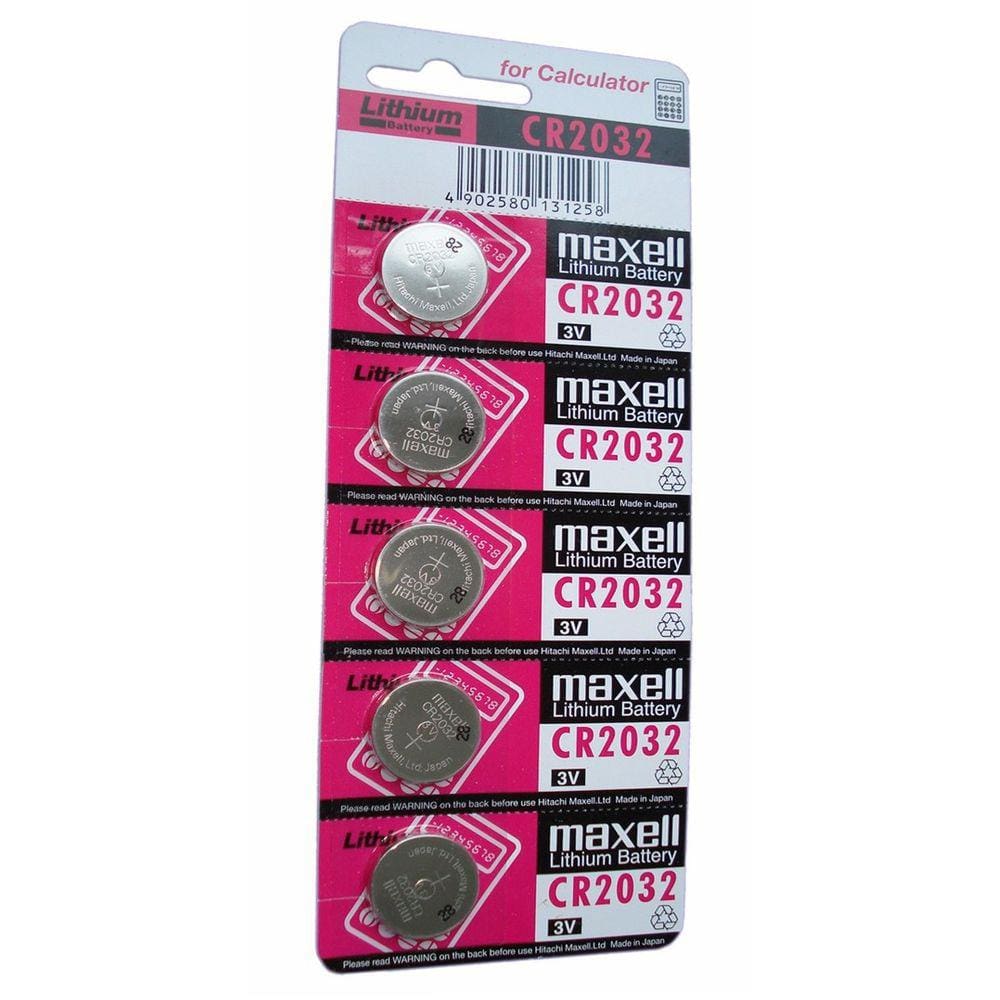 Bateria CR2032 3v Maxell Blister 5 unidades