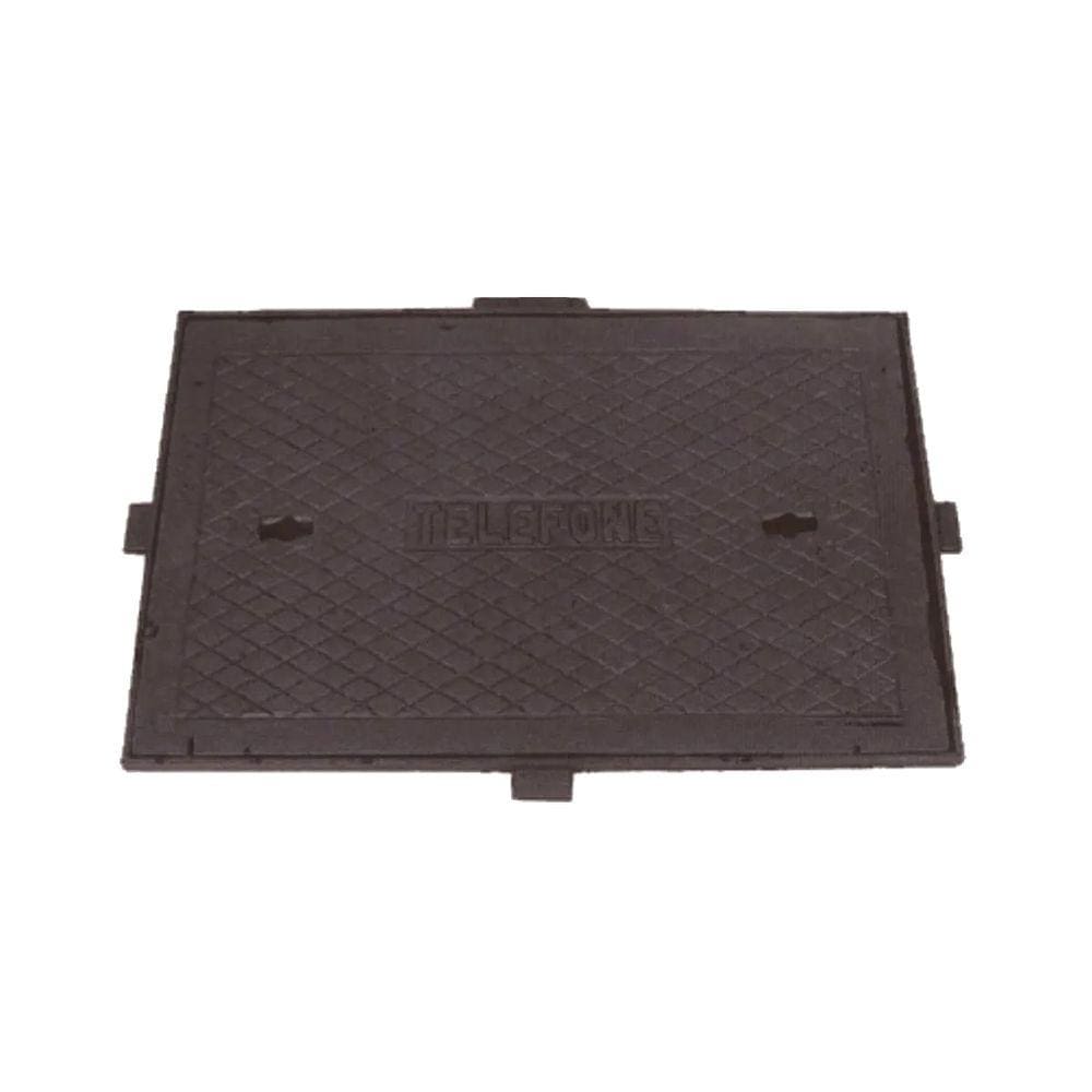 Tampa Tampão de Chão R1 Simples Ferro de Passagem 63,5x39cm