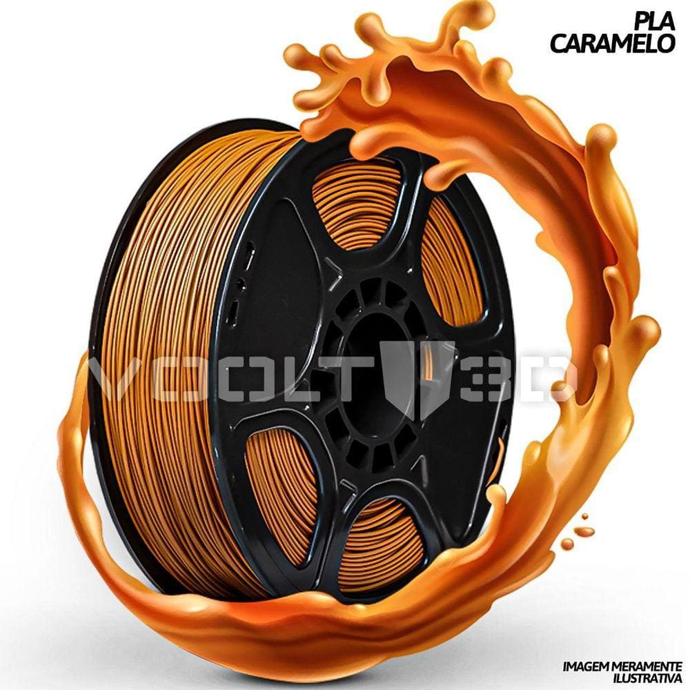 Filamento Impressão 3D Voolt Pla Caramelo 1Kg