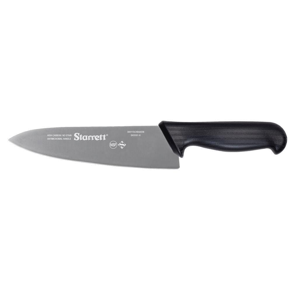 Faca Carne Lâmina Triangular Larga 20Cm Preta Starrett