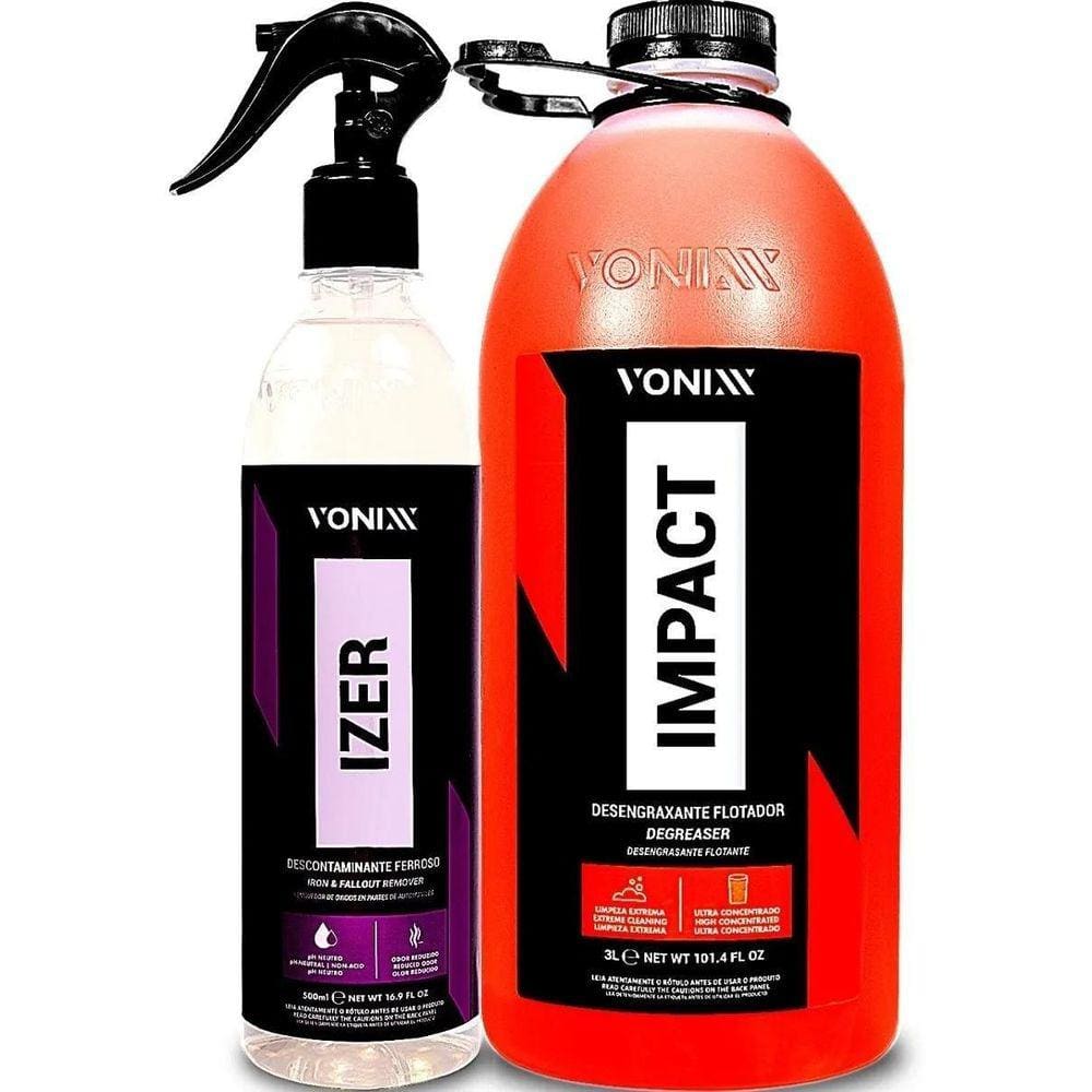 Impact Vonixx 3L Limpa Motor Caixa De Roda + Izer 500Ml