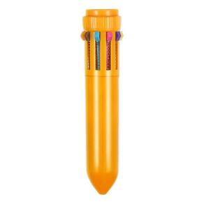 Shuttle Caneta Neon Laranja Com 10 Cores Sortidas