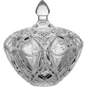 POTICHE 18x20x20cm CRISTAL ECO TRANSP