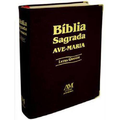 Biblia Sagrada Ave Maria Letra Grande Cat lica Capa Preta Casas Bahia biblia-sagrada-ave-maria-letra-grande-cat-lica-capa-preta-casas-bahia