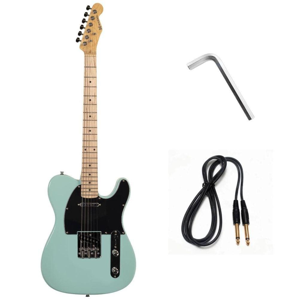 Guitarra Michael Telecaster Gm385N Ab Antique Blue