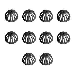 Kit 10 Ralos Semi Esférico Tipo Abacaxi 150mm Diâmetro 6 Pol