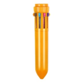 Shuttle Caneta Neon Laranja Com 10 Cores Sortidas
