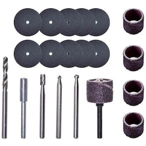 Kit De Acessórios Dremel 733 Com 20 Peças Para Madeira
