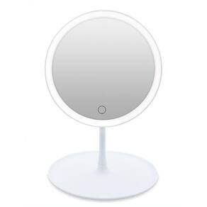 Espelho Maquiagem Led Ring Light Touch Makeup Mirror Branco