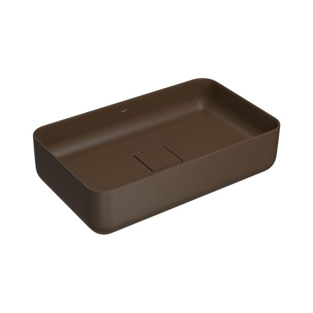 Cuba de Apoio Deca Slim 50x29 L.13050.22 Retangular Marrom Fosco