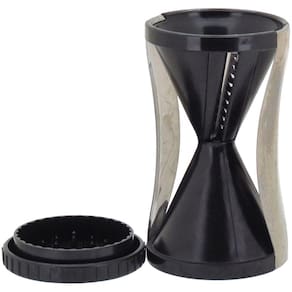 PHOEBE FATIADOR LEGUMES 13x7x7cm POLIPROPILENO PRETO ESPIRAL