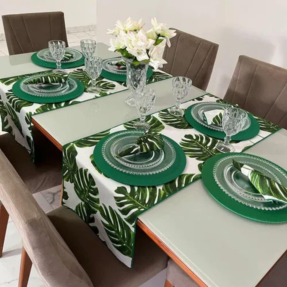 Kit 2 Trilho De Mesa Costela De Adão