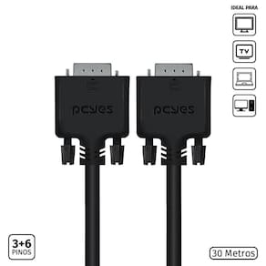 Cabo De Video Vga 3+6 15 Pinos Macho Para Vga 3+6