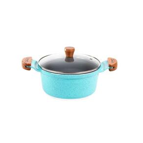 Caçarola Azul Turquesa Antiaderente Cerâmica Javali AM 24cm